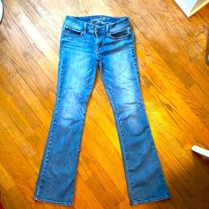 Ae flare jeans size 8